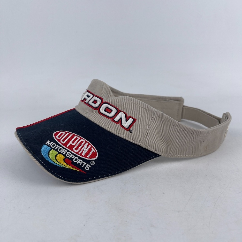 NASCAR Motorsports Chase Visor‎ Hat Men One Size Multi #24 DuPont Jeff Gordon